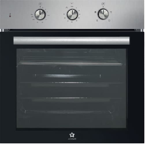 Forno Incasso STAYLUX 61Litri 60cm Ventilato 4 Funzioni Inox  B66-SF3 INOX