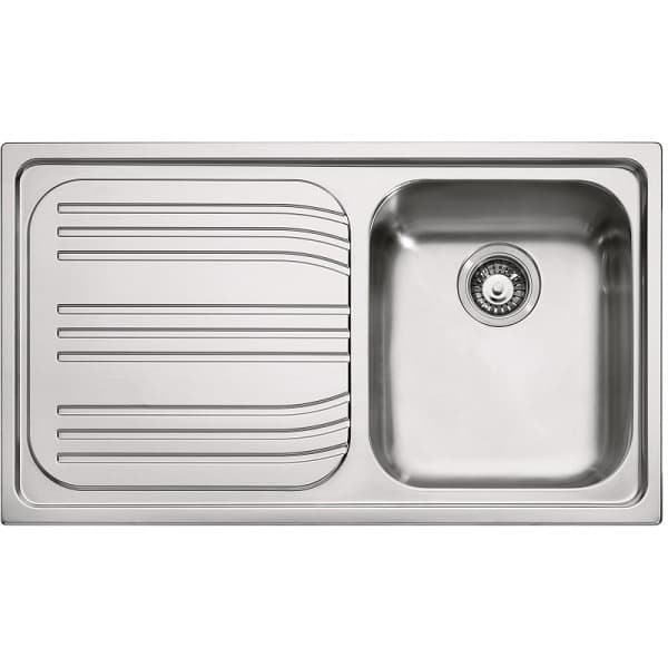 Lavello FRANKE incasso 1 vasca con gocciolatoio SX  Inox Radar RRX 611 SX