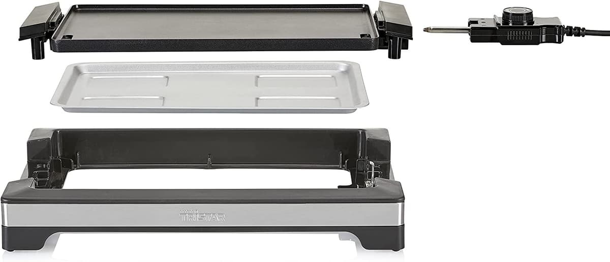 Piastra Elettrica da tavolo TRISTAR , Alluminio pressofuso cod: BP-2781 - 4
