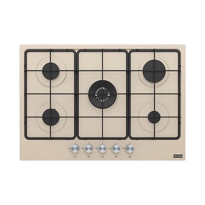 Piano Cottura FRANKE a Gas 5 Fuochi Gas 75 cm Colore Avena FHSM7554GDCOAE