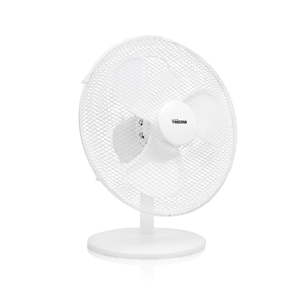 Ventilatore da scrivania TRISTAR 45 W colore Bianco, Diametro 30 cm cod: VE-5727