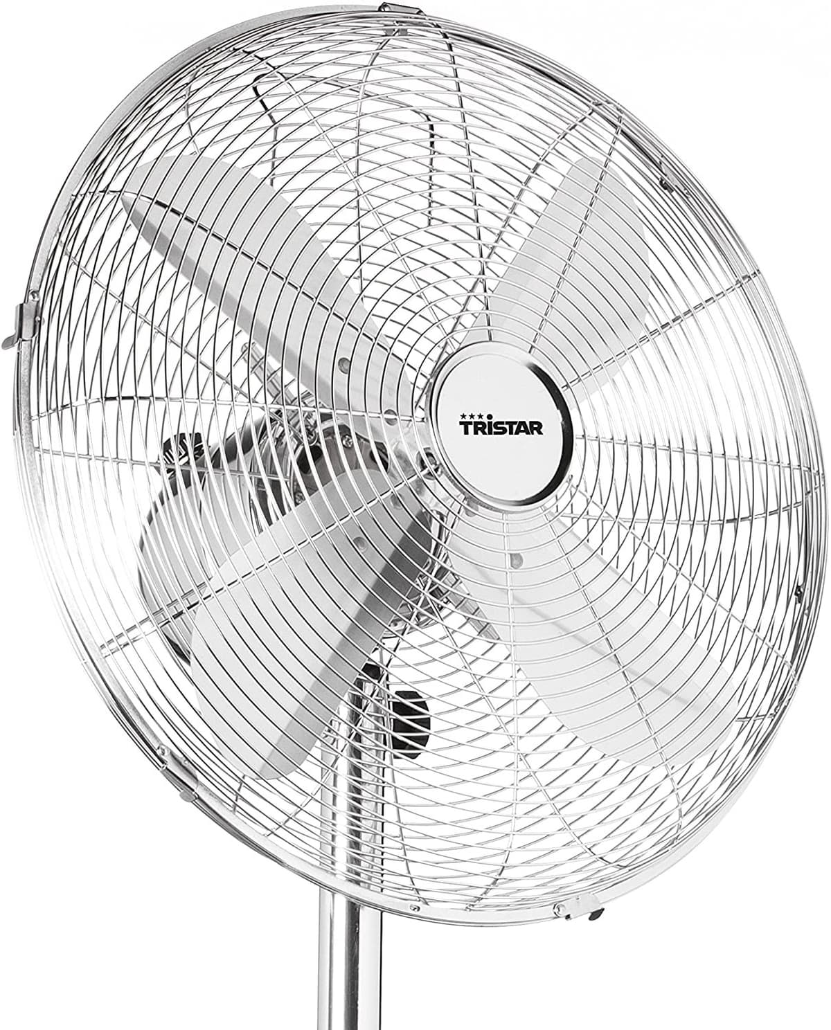 Ventilatore a Piantana TRISTAR potenza 50 W, 18/8 Stainless colore Argento cod: VE-5951 - 2