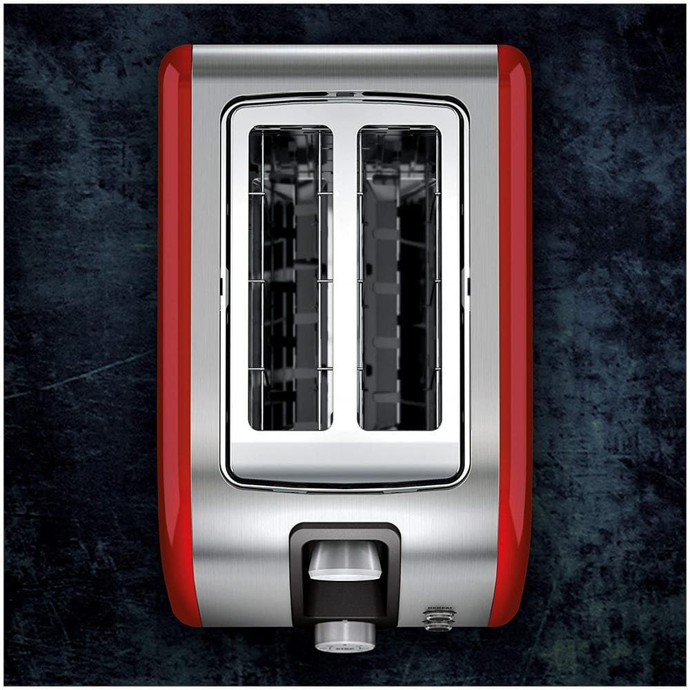 Tostapane ELECTROLUX potenza 850W colore acciaio Inox/Rosso cod: EAT7700R - 2