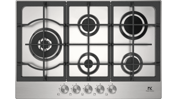 Piano cottura MASTER KITCHEN a gas 75 cm Inox/ghisa MKHG754101-EDLTCXS