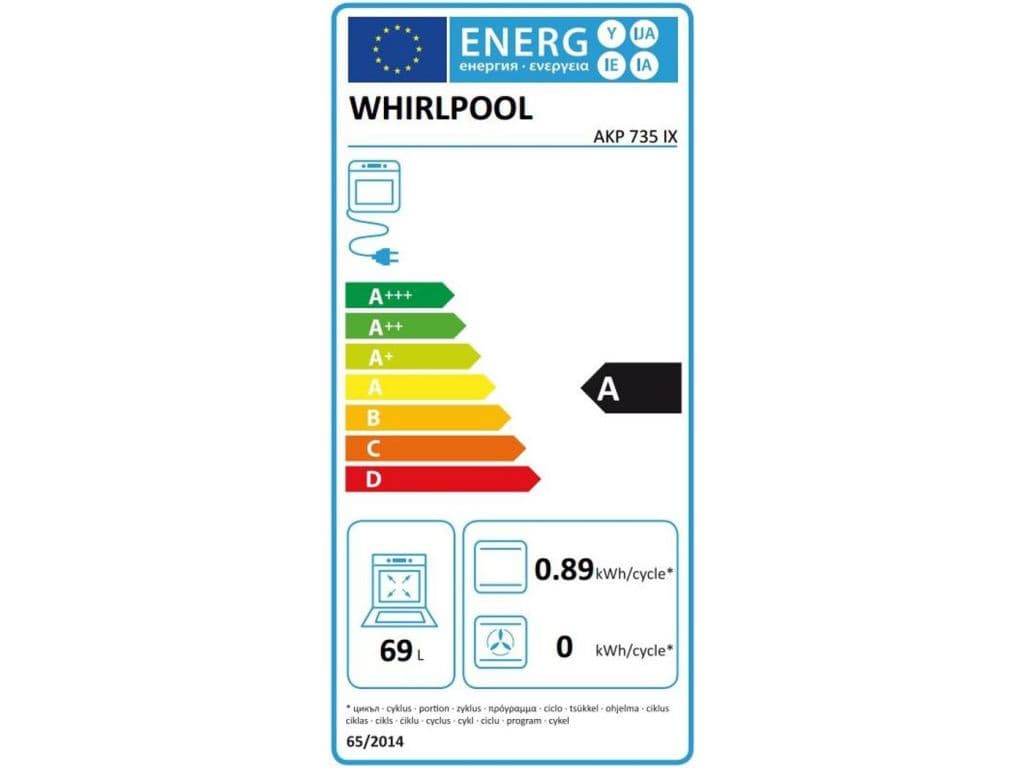 Forno WHIRLPOOL da Incasso 65Lt Multifunzione Inox AKP735 IX - 3