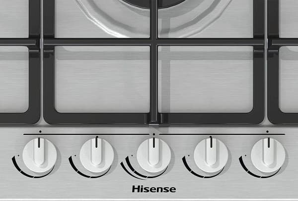Piano cottura HISENSE a gas 90cm Acciaio Inox GM973XF - 2