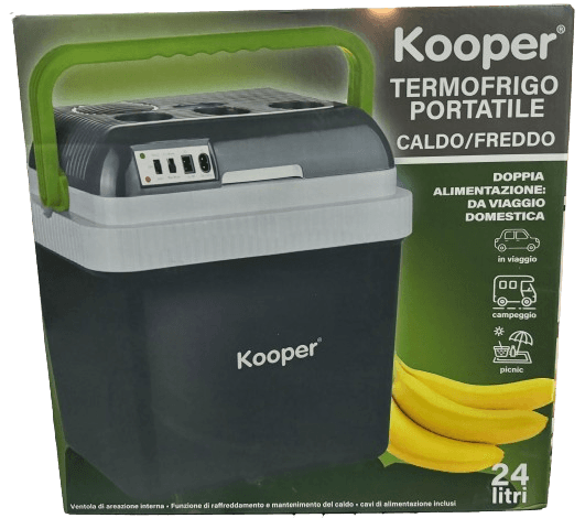 Frigo portatile KOOPER Capacità 24 Litri 50W Cod: 5919142