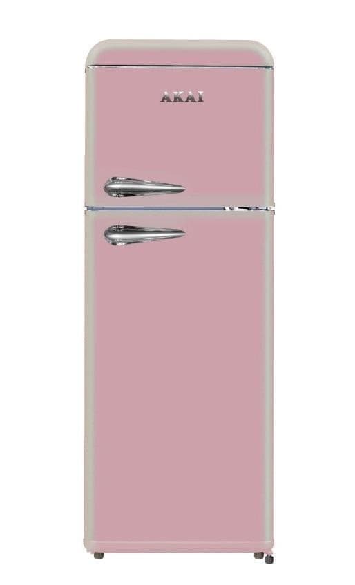Frigorifero AKAI Doppia Porta Classe E Colore Rosa CLASS241KPK