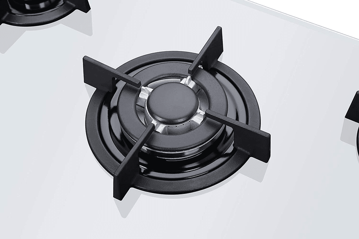 Piano cottura STAYLUX a Gas 5 fuochi 75cm Vetro Bianco Cod: C7-50BTF - 3