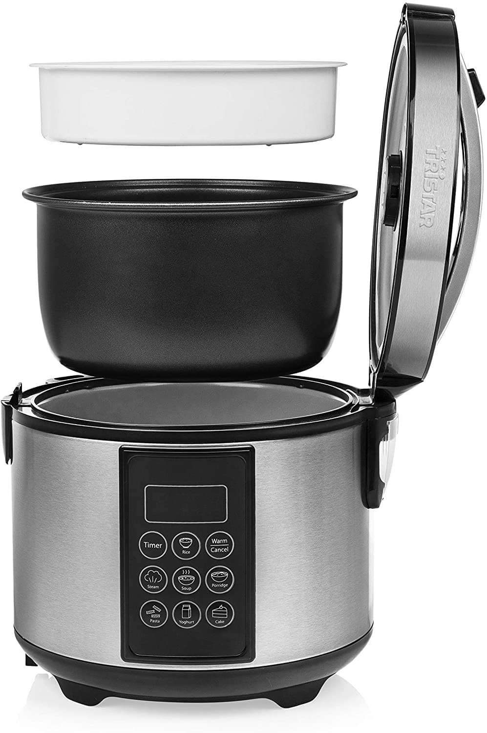 Cuoci Riso TRISTAR Multicooker 1,5 LT, potenza 500W colore Acciaio Inox cod: RK-6132 - 2