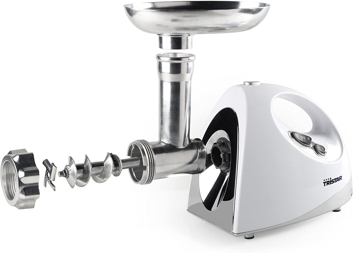 Tritacarne TRISTAR potenza 1200W e 3 lame a disco in acciaio inox Cod: VM-4210 - 3