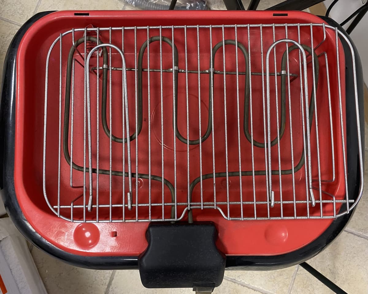 Barbeque SANDRIGARDEN OUT. elettrico potenza 2000W cod: SGE 45-30 - 2