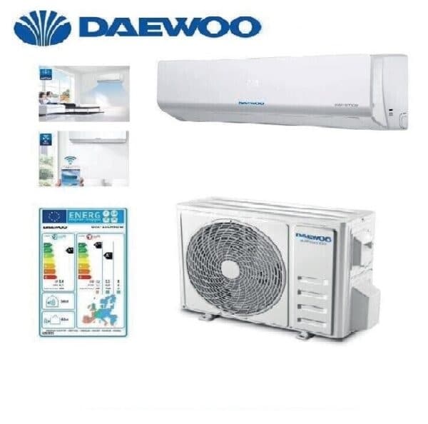 Climatizzatore DAEWOO Fisso 12000 BTU Classe A++ / A+ Inverter WIFI DAC-12CHSDW