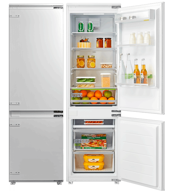 Frigorifero INCASSO MASTER KITCHEN Statico/Vent 271 Litri Bianco MKRF 320I ST E