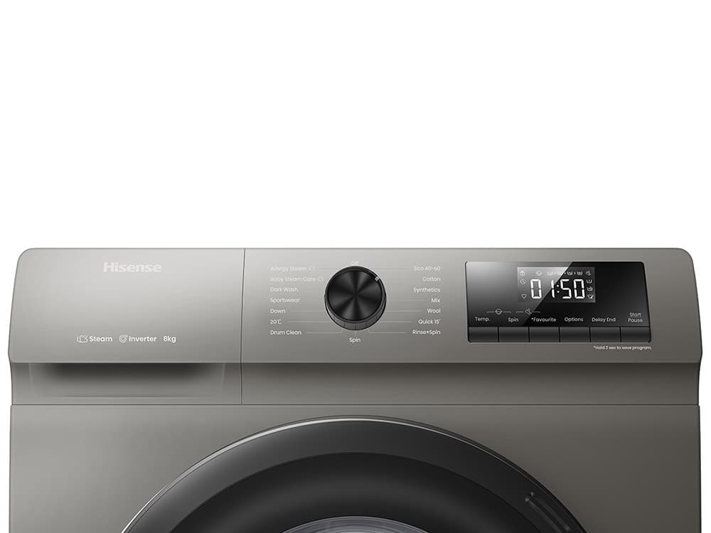 Lavatrice HISENSE standard 8 Kg classe A 1400 giri cod: WFQP8014EVMT - 3