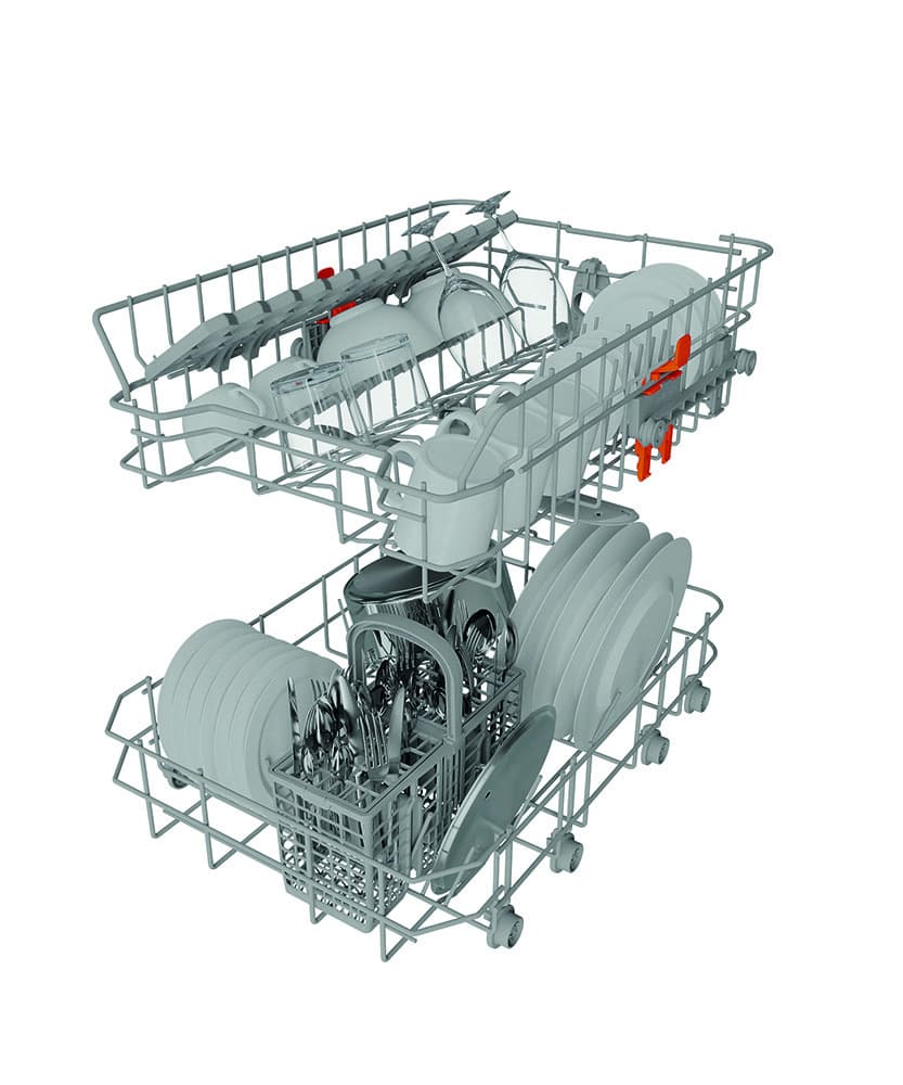 Lavastoviglie HOTPOINT ad incasso a Scomparsa Totale 45cm 9 Coperti HI9E 2B19 - 2