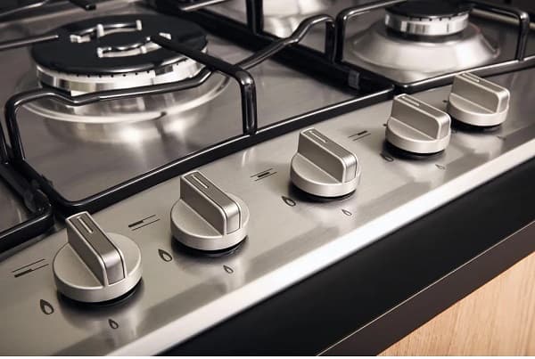 Piano Cottura HOTPOINT 5 Fuochi Gas 75 cm Colore Acciaio cod: PCN 751 T/IX/HA - 2