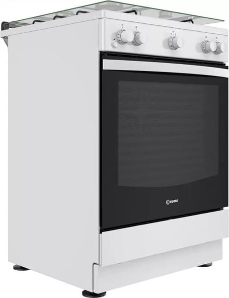 Cucina INDESIT 4 Fuochi a Gas Forno a gas 60x60cm Bianco IS67G1KMW/E - 2