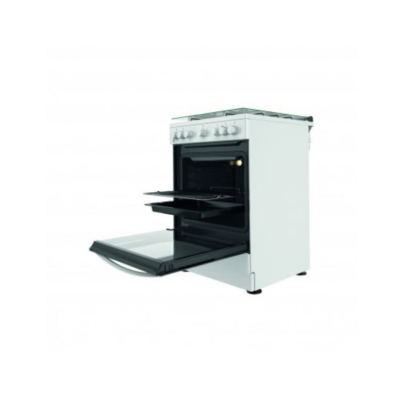 Cucina INDESIT 4 Fuochi Forno Elettrico ventilato grill 60x60 Bianca IS67G4PHW/E - 2