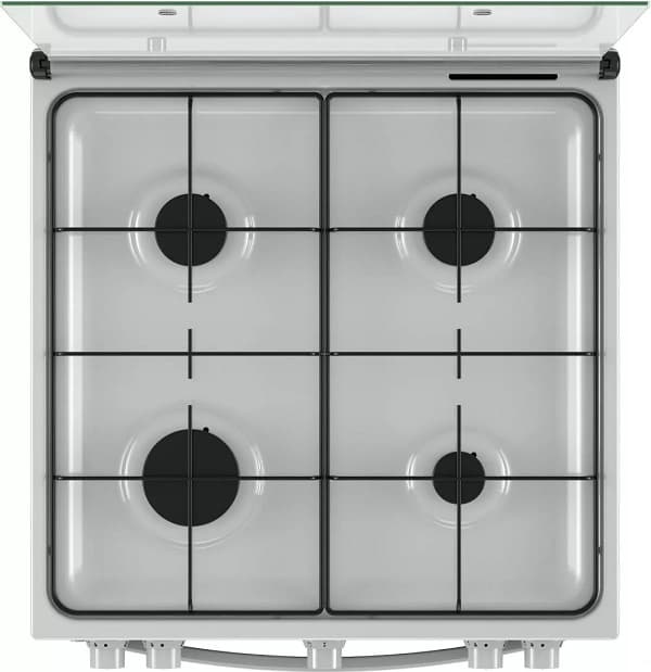 Cucina INDESIT 4 Fuochi a Gas Forno a gas 60x60cm Bianco IS67G1KMW/E - 4