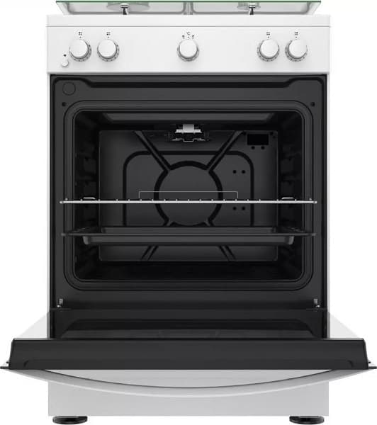 Cucina INDESIT 4 Fuochi a Gas Forno a gas 60x60cm Bianco IS67G1KMW/E - 5