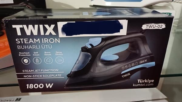 Ferro da stiro TWIX a vapore potenza 1800 W Cod: TWU-02