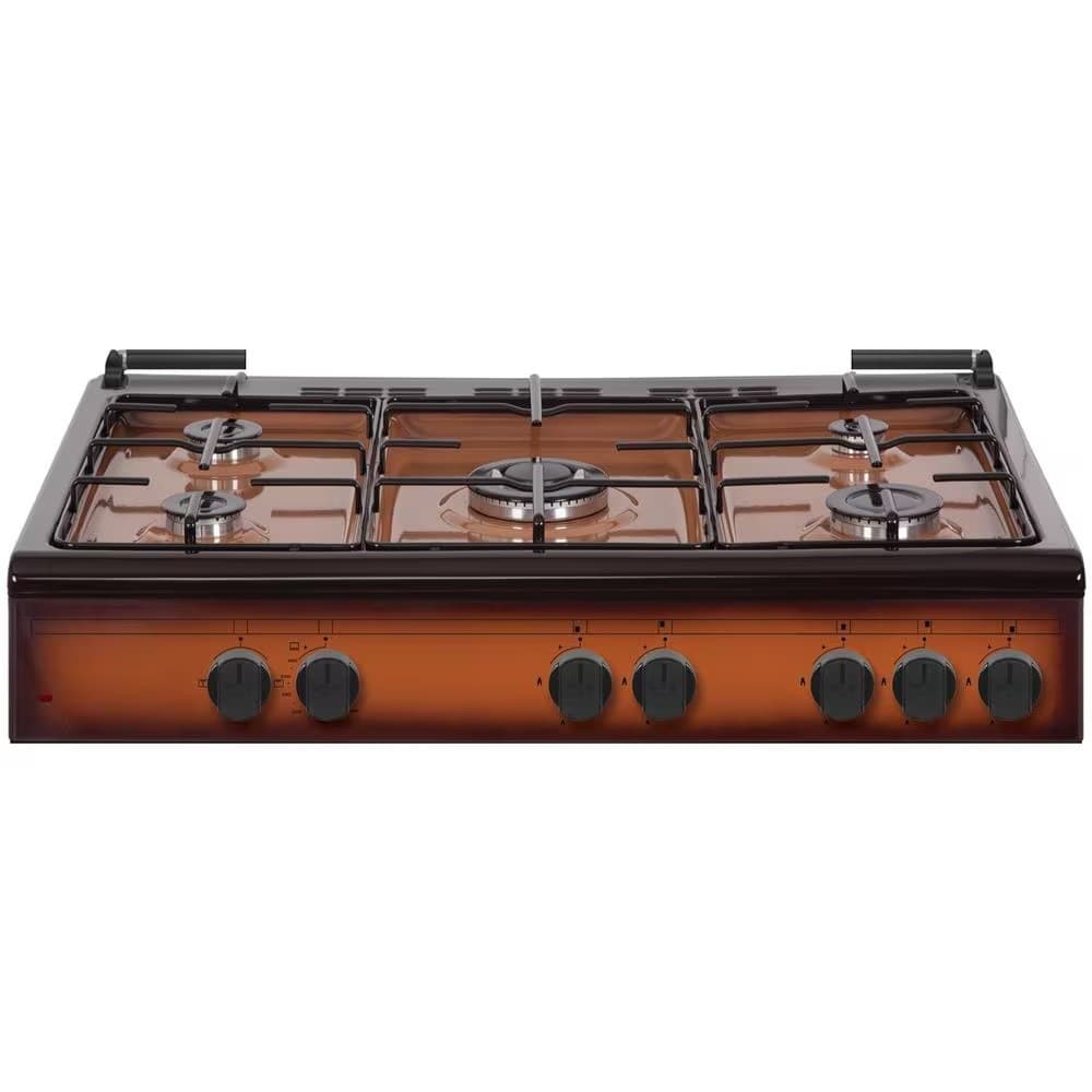 Cucina SCHAUB LORENZ 5 Fuochi Forno a gas grill elettrico 90x60 Marrone SS590GEB - 2