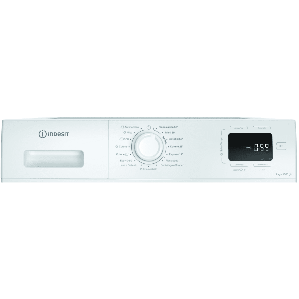 Lavatrice INDESIT Standard 7 Kg classe A 1000 giri cod: IM760MYTIMEIT - 3