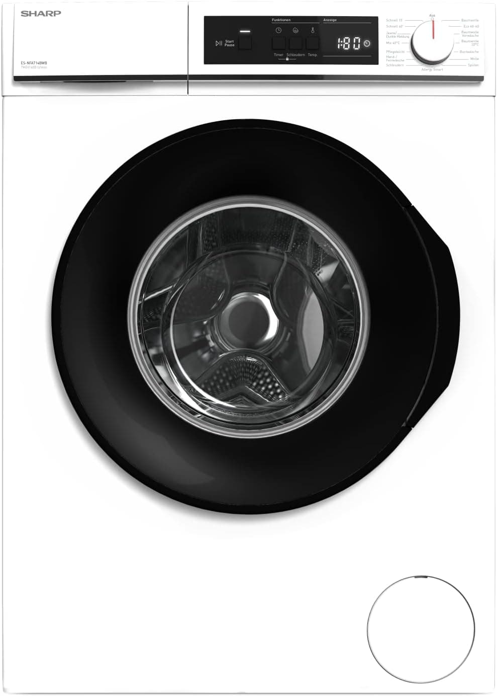 Lavatrice SHARP Standard 7 Kg Classe A Centrifuga 1400 giri cod: NFA714BW1NA