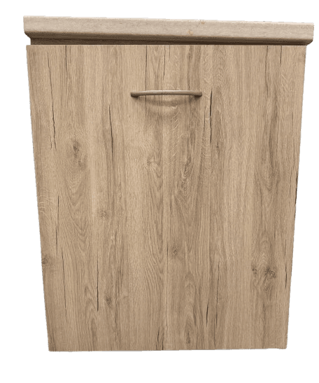 Mobile 1 anta per piano cottura con porta bombola Colore Olmo