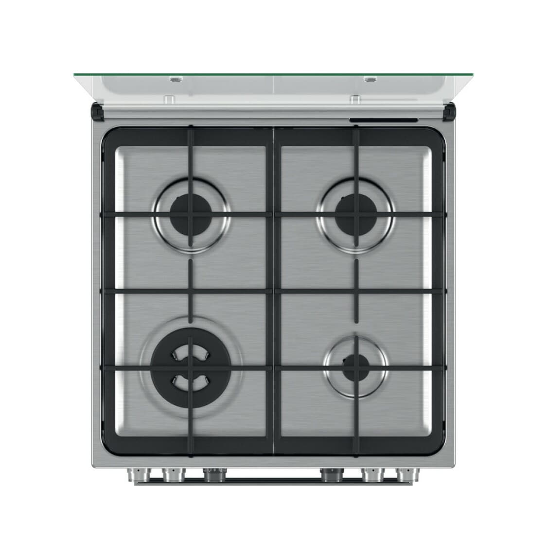 Cucina WHIRLPOOL 4 Fuochi a Gas Forno Elettrico 60 x 60 cmInox/Nero WS68G8CHX/E - 3