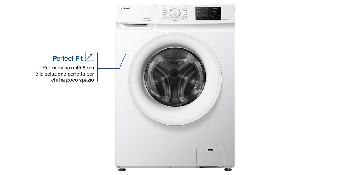 Lavatrice HYU Standard 6 Kg Classe E centrifuga 1000 giri LBHN-6HIS10S