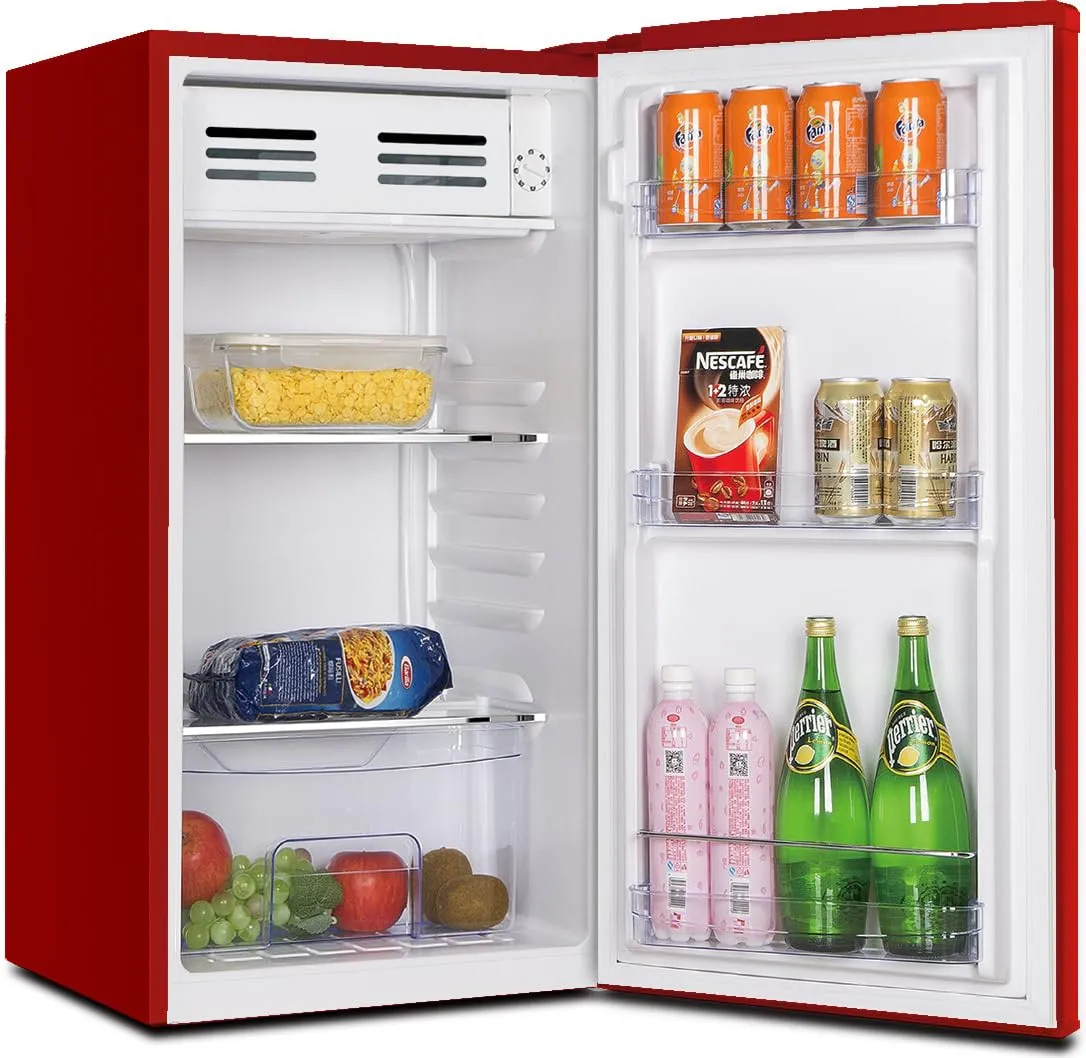 Frigorifero AKAI monoporta Classe E 90 LT colore Rosso CLASS100RD - 2