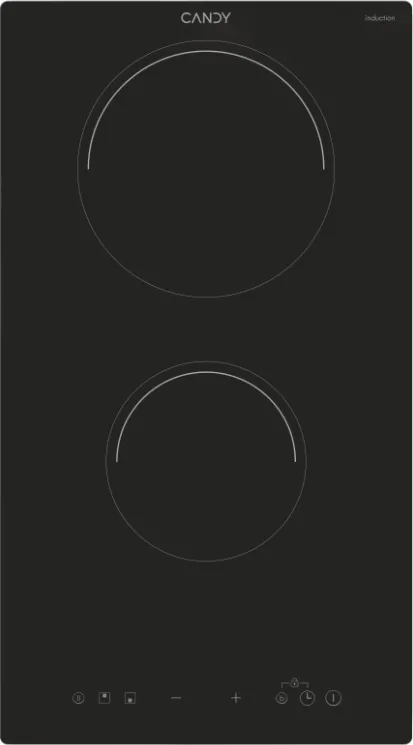 Piano Cottura CANDY induzione 2 Fuochi 30 cm nero CID30/1