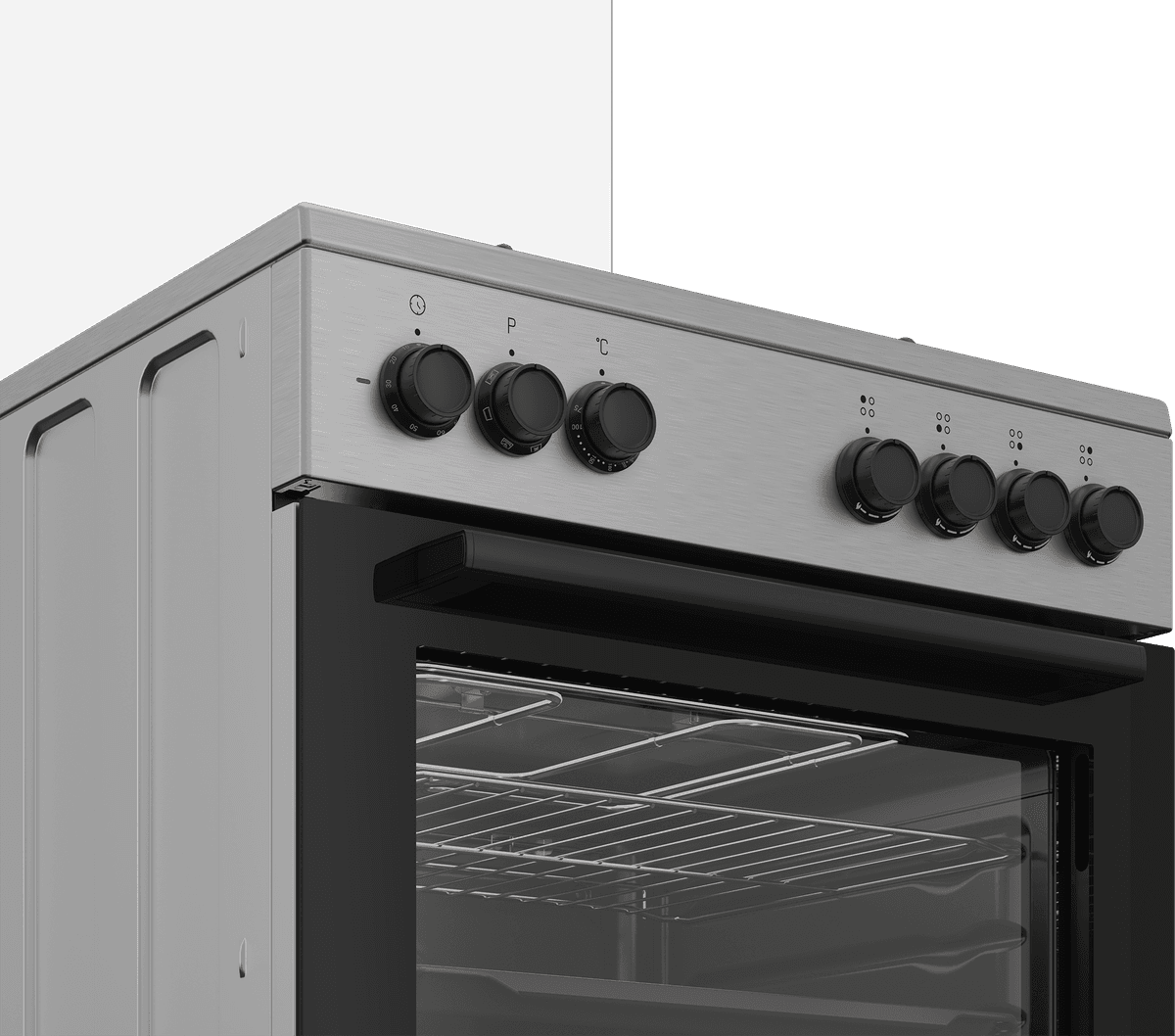 Cucina BEKO 4 Fuochi a Gas Forno elettrico 60 x 60 cm Colore Inox FBE62120XD - 2