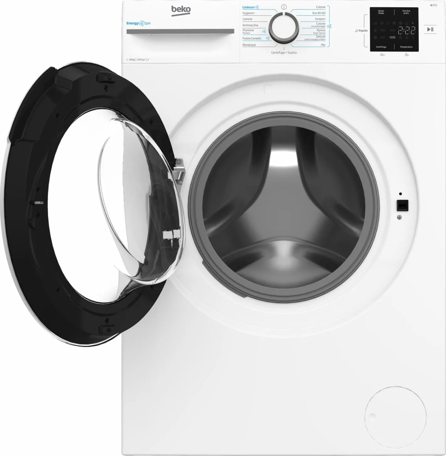 Lavatrice BEKO 10 Kg Classe A Centrifuga 1200 giri Inverter BMWU31021W - 2