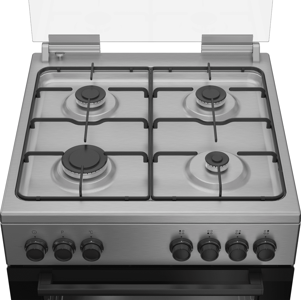 Cucina BEKO 4 Fuochi a Gas Forno elettrico 60 x 60 cm Colore Inox FBE62120XD - 3