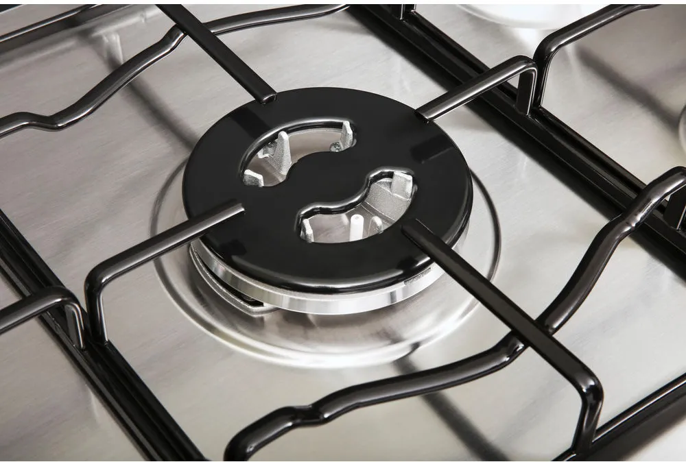 Piano Cottura HOTPOINT 5 Fuochi Gas 75 cm Colore Acciaio PCN 752 T/IX/HAR - 2