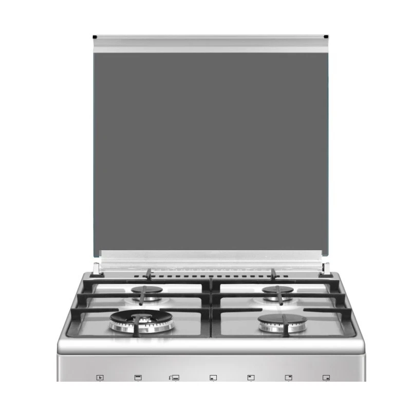 Cucina LAREL 4 fuochi a gas 60×60 Forno a Elettrico Vent. Inox L60EX - 2