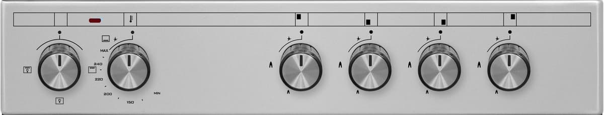 Cucina SCHAUB LORENZ 4 Fuochi Forno gas/grill elett. 60×60 cm Inox SS631GEX - 3