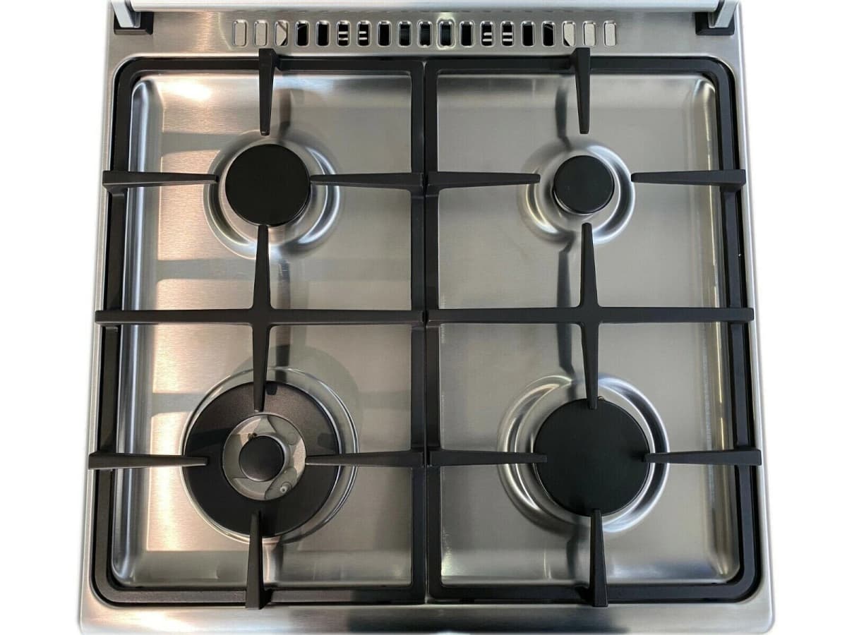 Cucina LAREL 4 fuochi a gas 60×60 Forno a gas Ventilato Inox L60GX - 3