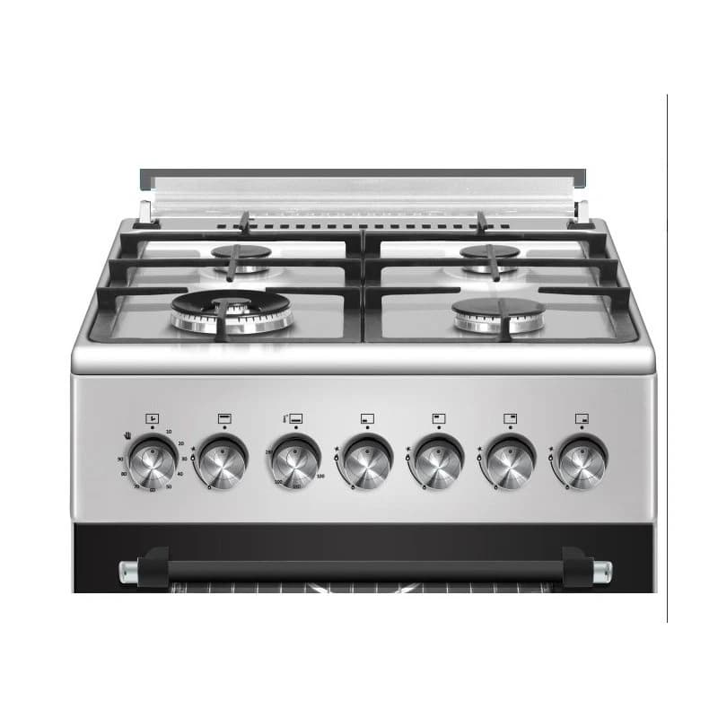 Cucina LAREL 4 fuochi a gas 60×60 Forno a Elettrico Vent. Inox L60EX - 3