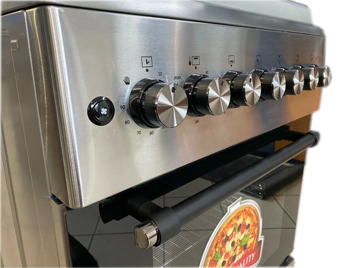 Cucina LAREL 4 fuochi a gas 60×60 Forno a gas Ventilato Inox L60GX - 4