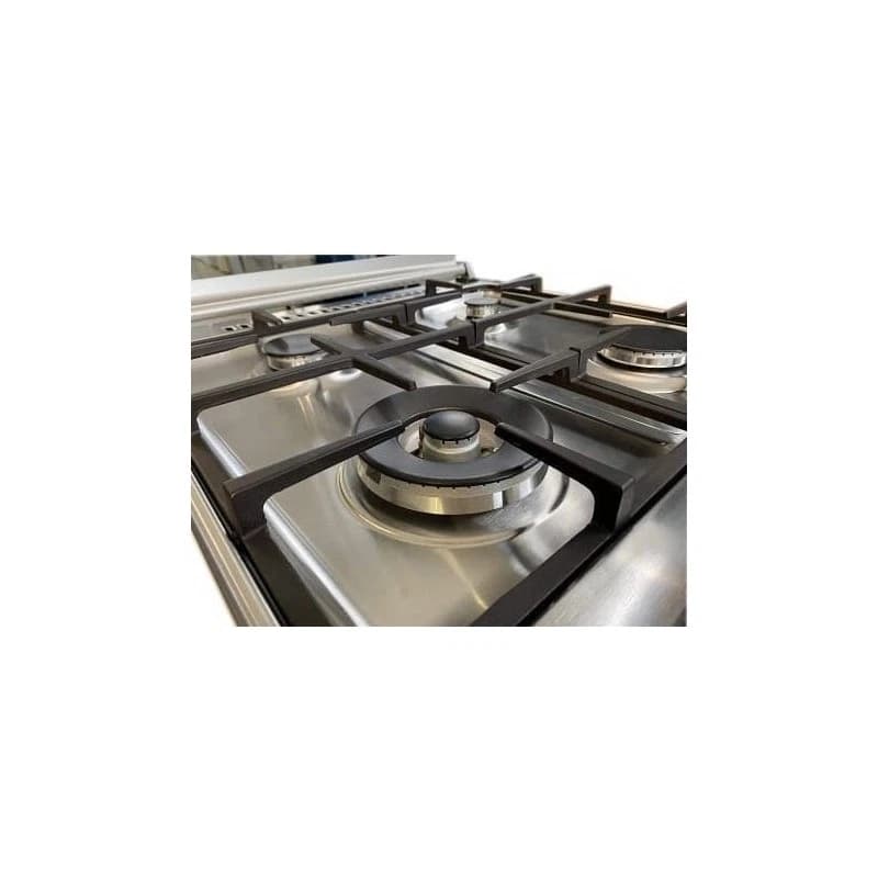 Cucina LAREL 4 fuochi a gas 60×60 Forno a Elettrico Vent. Inox L60EX - 4