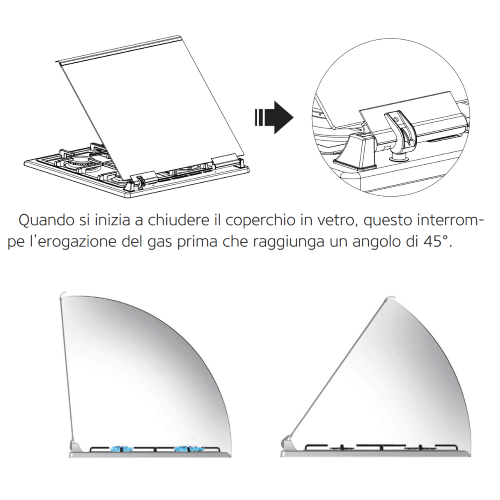Cucina SCHAUB LORENZ 5 Fuochi a Gas Tutto Forno elettrico 90x60cm Inox SS941MFEX - 5