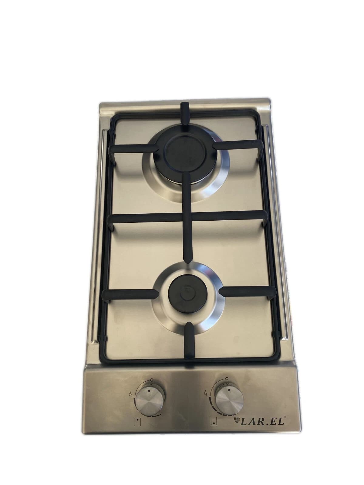 Piano Cottura LAREL a gas 2 Fuochi 30 cm Inox L828X