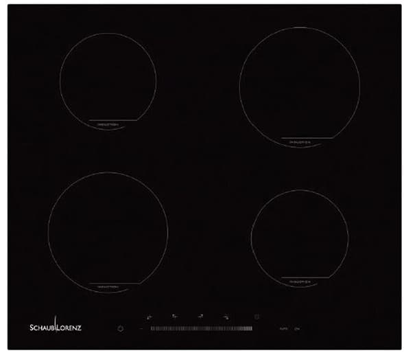 Piano Cottura SCHAUB LORENZ a Induzione da 60 cm Nero SSPC604IN