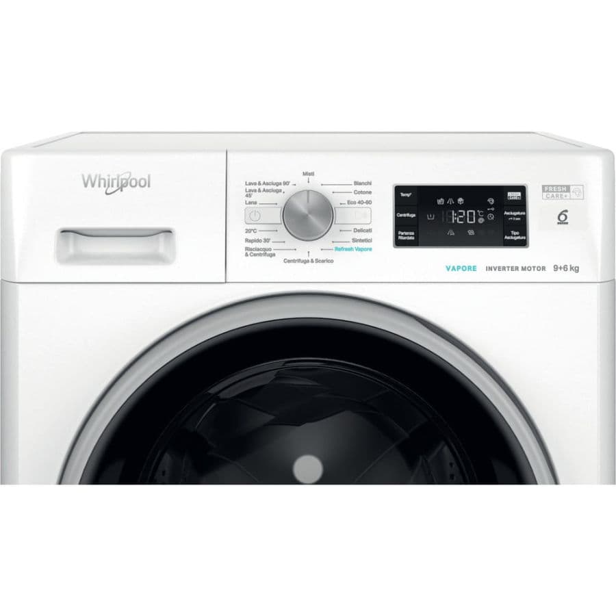 Lavasciuga WHIRLPOOL Lav. 9 KG Asc. 6 KG Classe A 1400 giri FFWDB964489BSVIT - 2