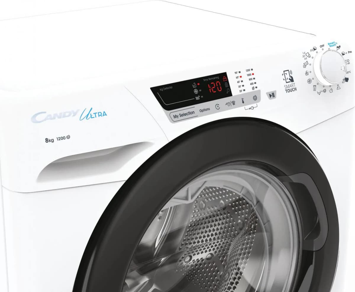 Lavatrice CANDY Standard 8 Kg Classe B 1200 giri HCU1282DWB4/1-S - 3