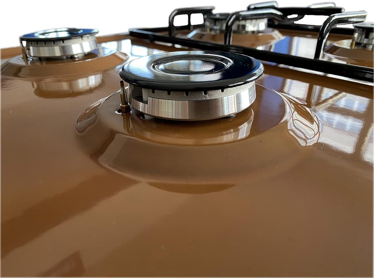 Piano cottura LAREL da Incasso a Gas 4 fuochi 60cm Marrone L848M - 3